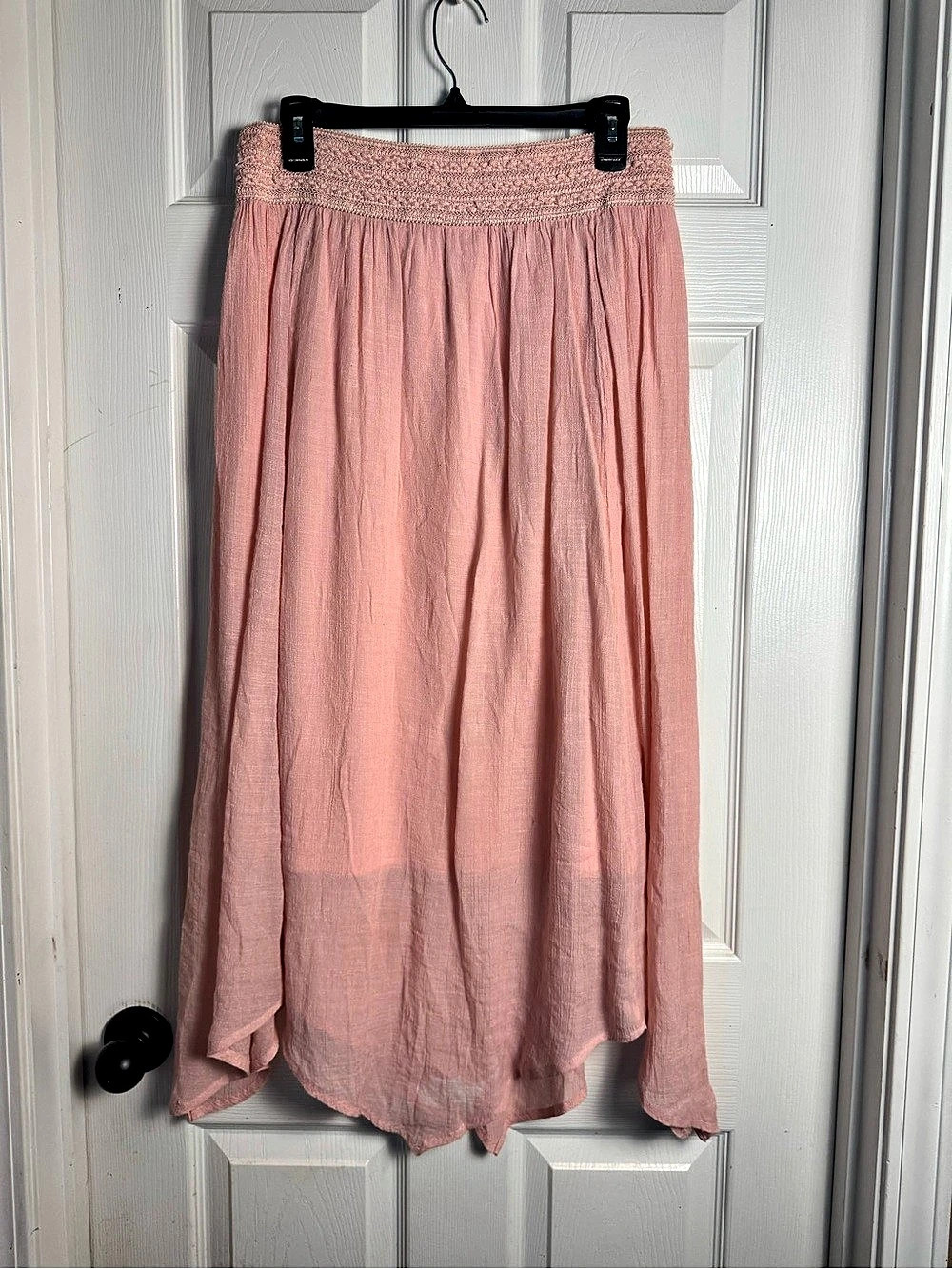 New Directions Pink Maxi Skirt Size XL